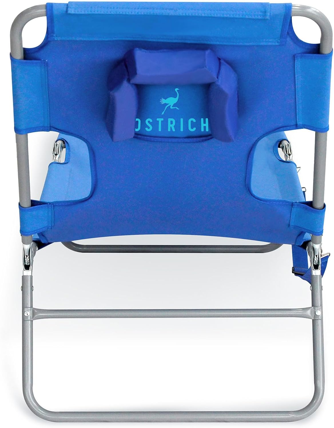 Ostrich Original Chaise Lounge - 72 x 22 Inch Portable Reclining Chair for Beach, Patio & Pool - Ocean Blue