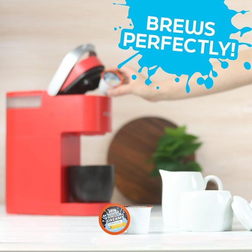 Java Factory Coffee Pods - Vanilla Flavored K-Cup Compatible Coffee | 80 Count Pack