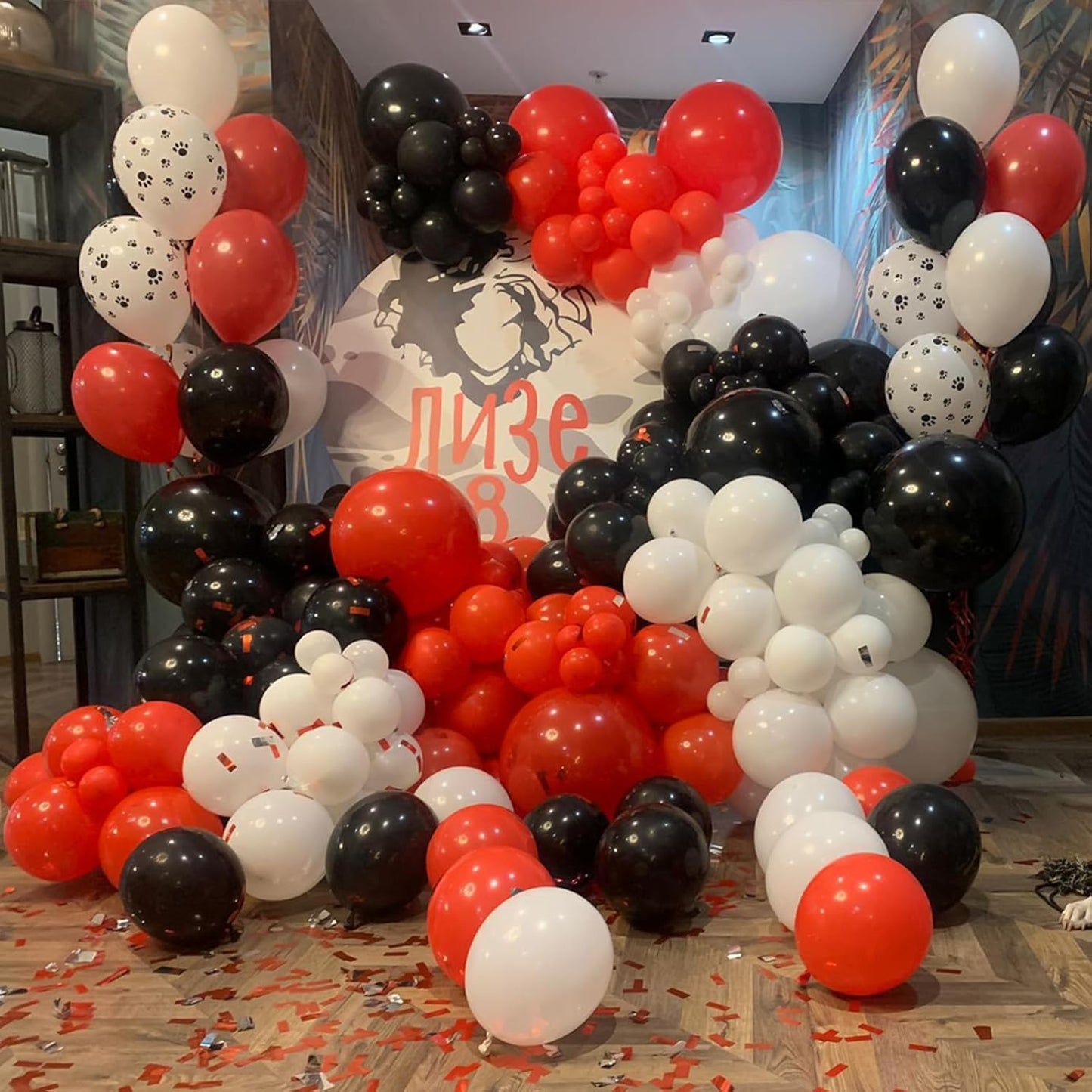 Skiennix 12-Inch Red Latex Balloons - 100-Pack Party Decorations for Birthdays, Weddings & More
