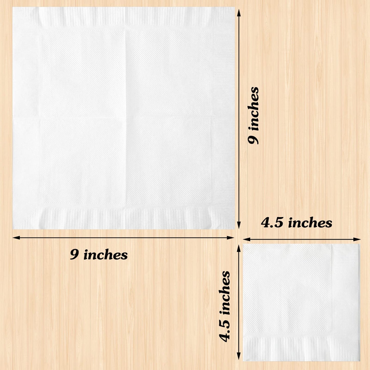 Kisston 2000 Count Cocktail Napkins Bulk White Cocktail Napkins Paper 1 Ply Folded Bulk for Kitchen Wedding Beverage Hand Towel Paper for Restaurants Bar Party