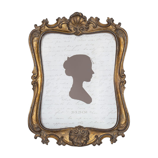 AELS 8x10 Inch Vintage Picture Frame, Elegant Antique Photo Frames with Glass Front, Photo Display, Tabletop Wall Hanging, Gift Ideas, Distressed Dark Bronze