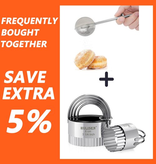 HULISEN Flour Duster + Biscuit Cutter Set