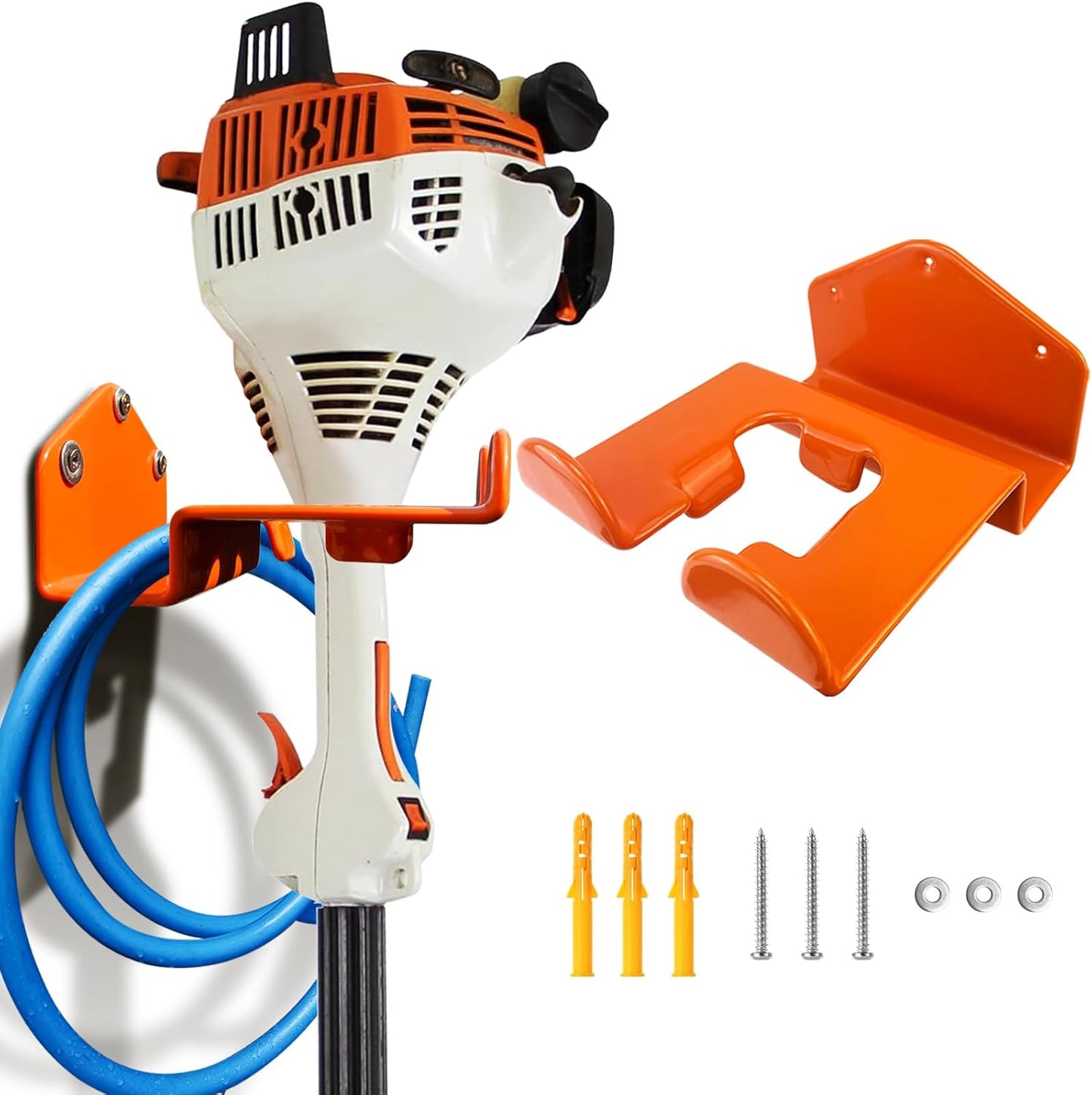 Weedeater Hanger - Heavy Duty Wall-Mounted Weed Wacker Hooks for Garage Organization | 1 Pack