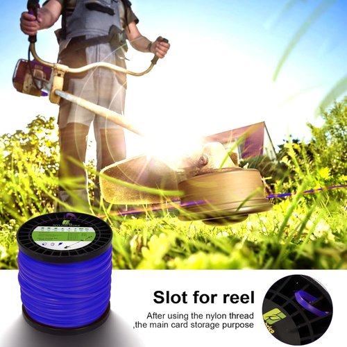 Grass Strimmer | 680ft Heavy-Duty Nylon String Wire Cord - 063 Size for Electric Strimmers