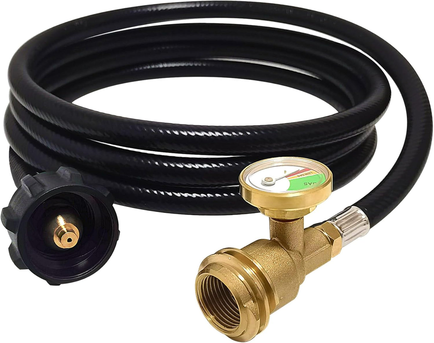 Skiennix 8 Feet Propane Tank Extension Hose - Acme to Male QCC/POL Fittings for Grills & Heaters