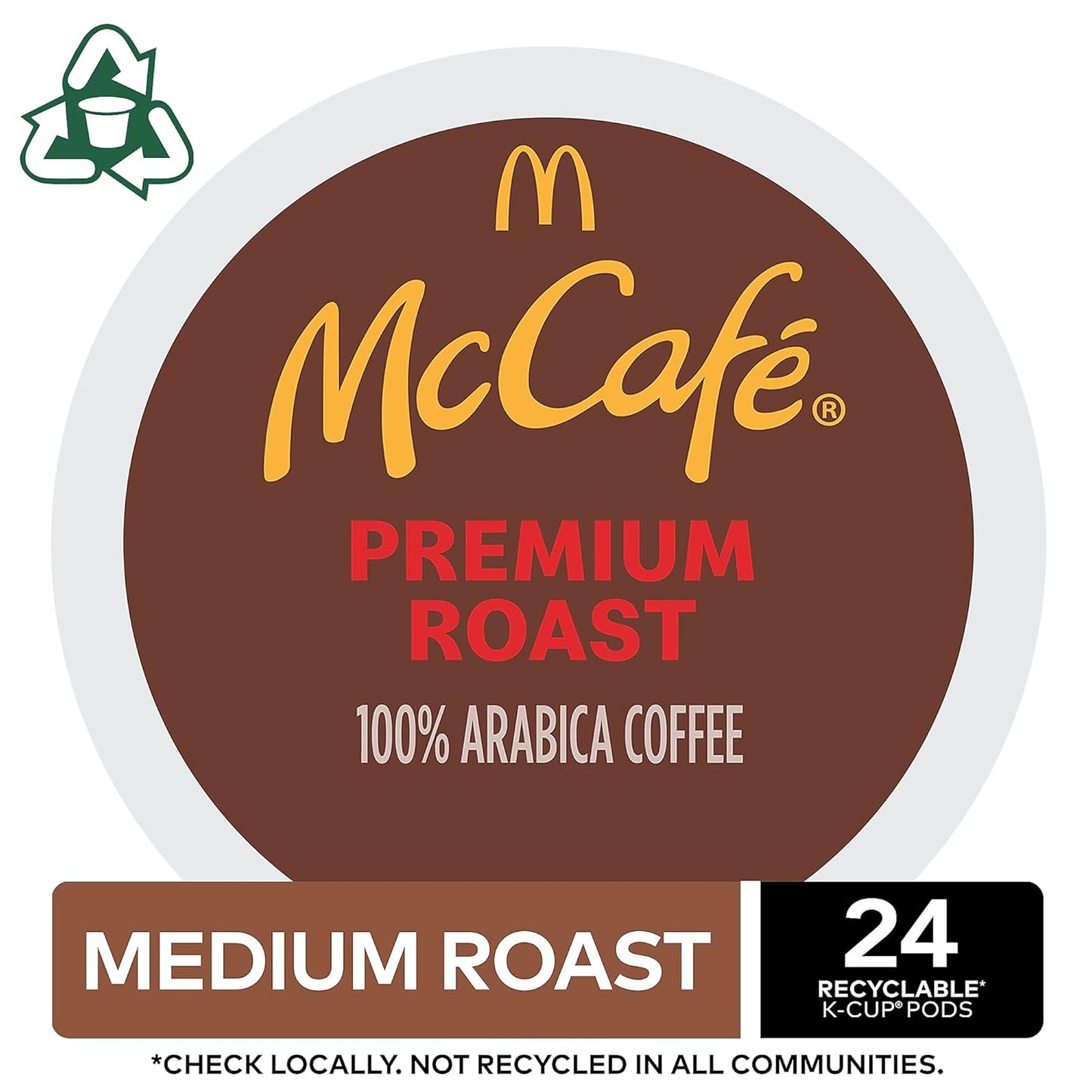 McCafe Premium Roast K-Cup Pods - Rich Flavor & Aroma | 24 Count Box