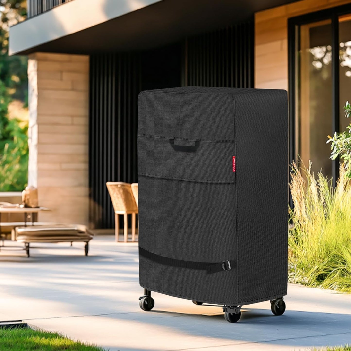 Porch Shield 30 Inch Electric Smoker Cover - Waterproof Heavy Duty Protection | Fits Masterbuilt Smoker, Black