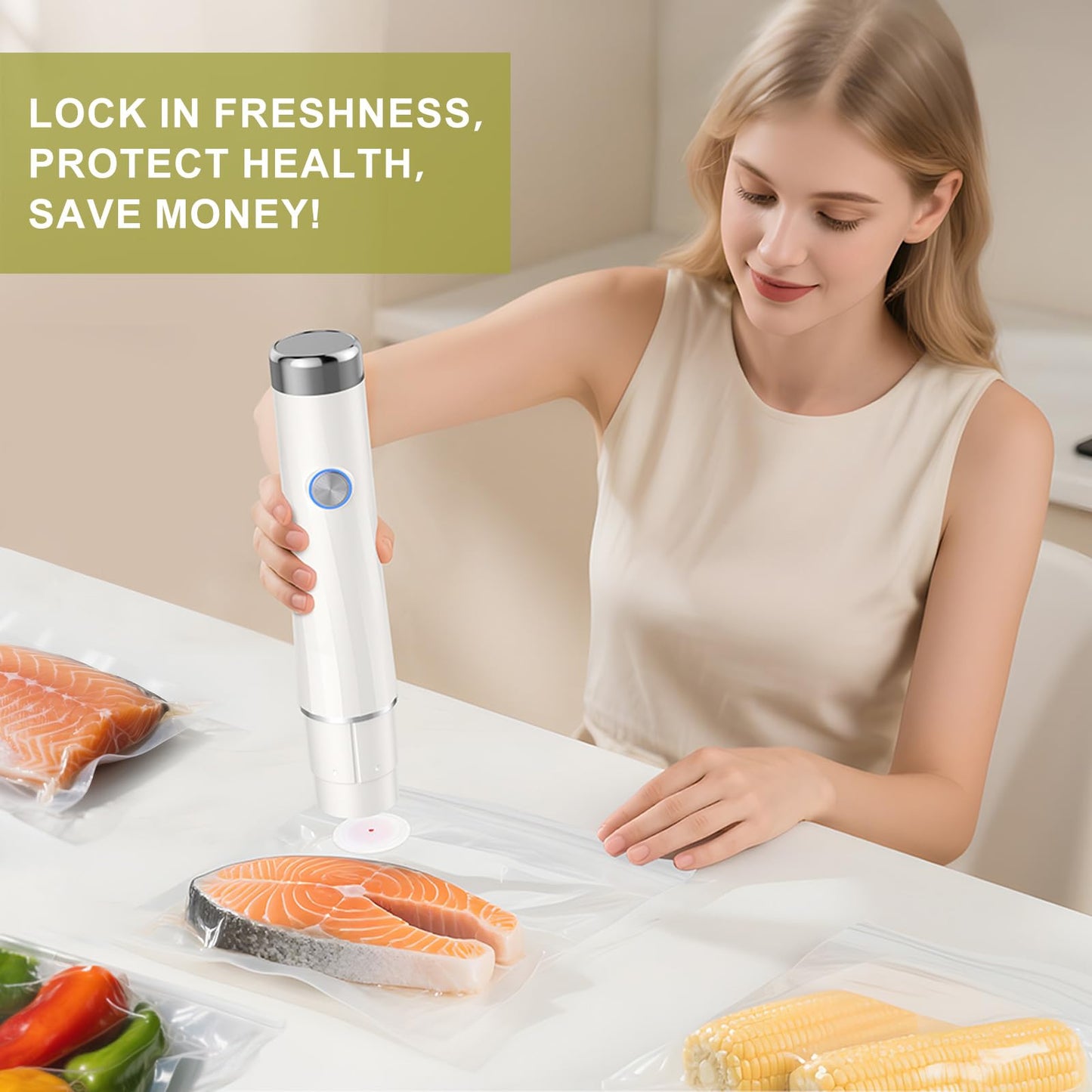 Vacuum Sealer Bags Extra Large Size 12 x 13 Inch 30 Bags, Food Storage, BPA Free, Food Saver, Meal Prep,Sous Vide, Heavy Duty, Airtight