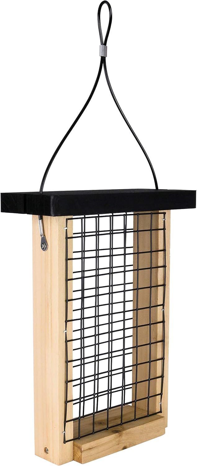 Nature's Way Cedar Double Suet Tail Prop Bird Feeder - Durable & Stylish Design