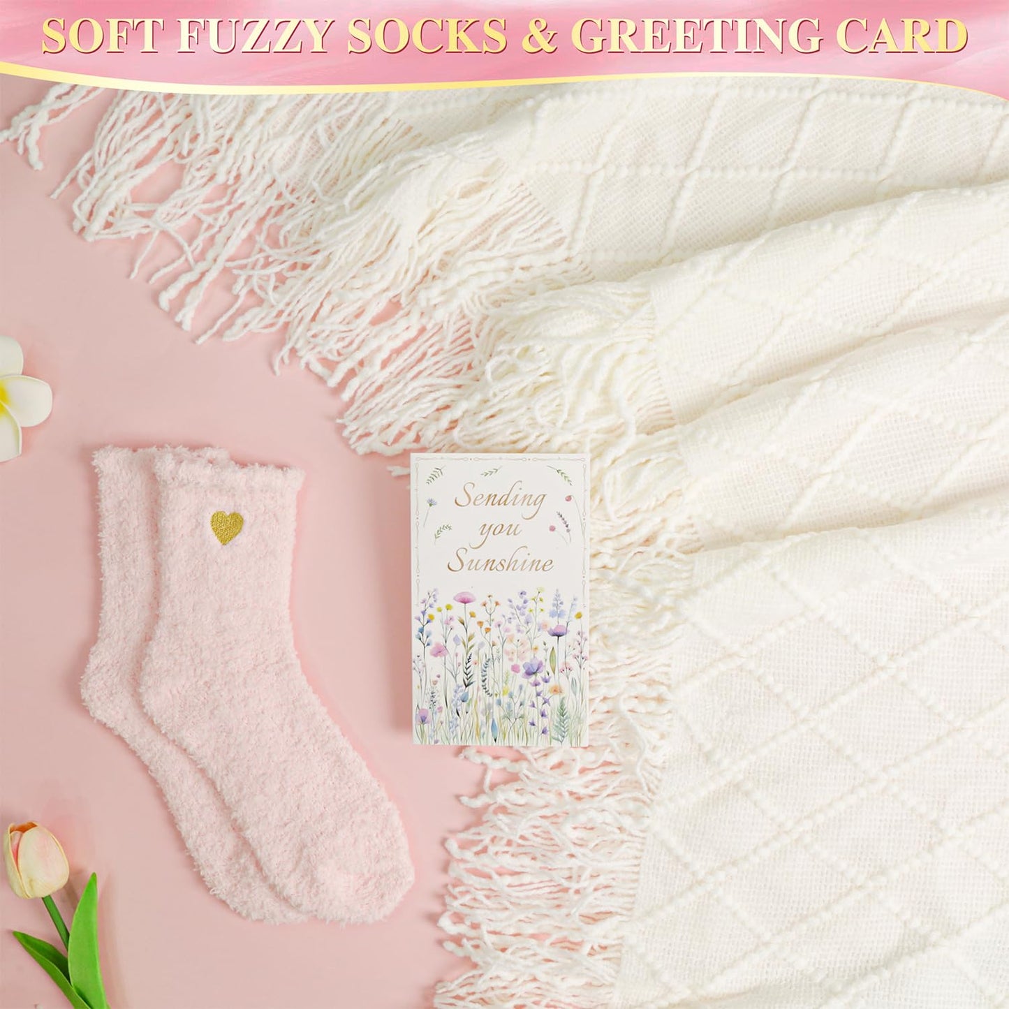 Mothers Day Gifts for Mom Wife Grandma Daughter Friends Sister, Birthday Gifts for Women Get Well Soon Self Care Relaxing Spa Gifts Baskets , Care Package Thinking of You Sympathy Gift