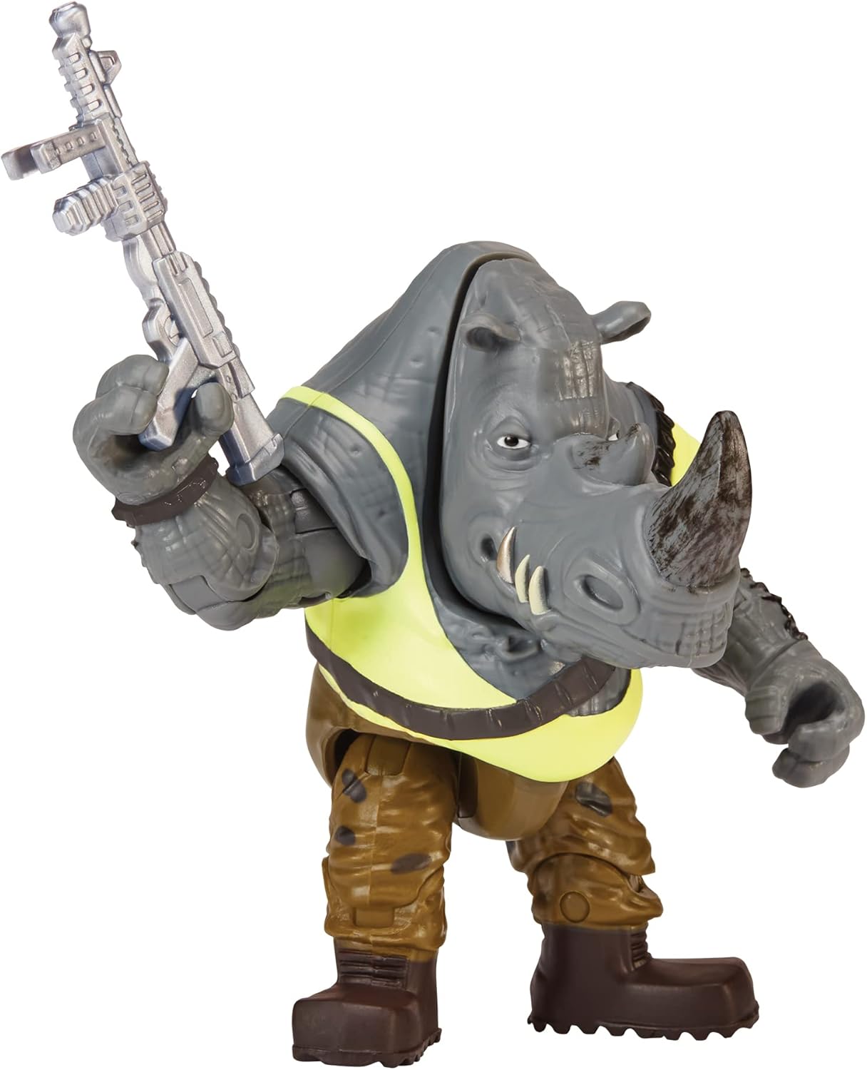 Teenage Mutant Ninja Turtles | Rocksteady Action Figure - 3.75” Collectible Toy