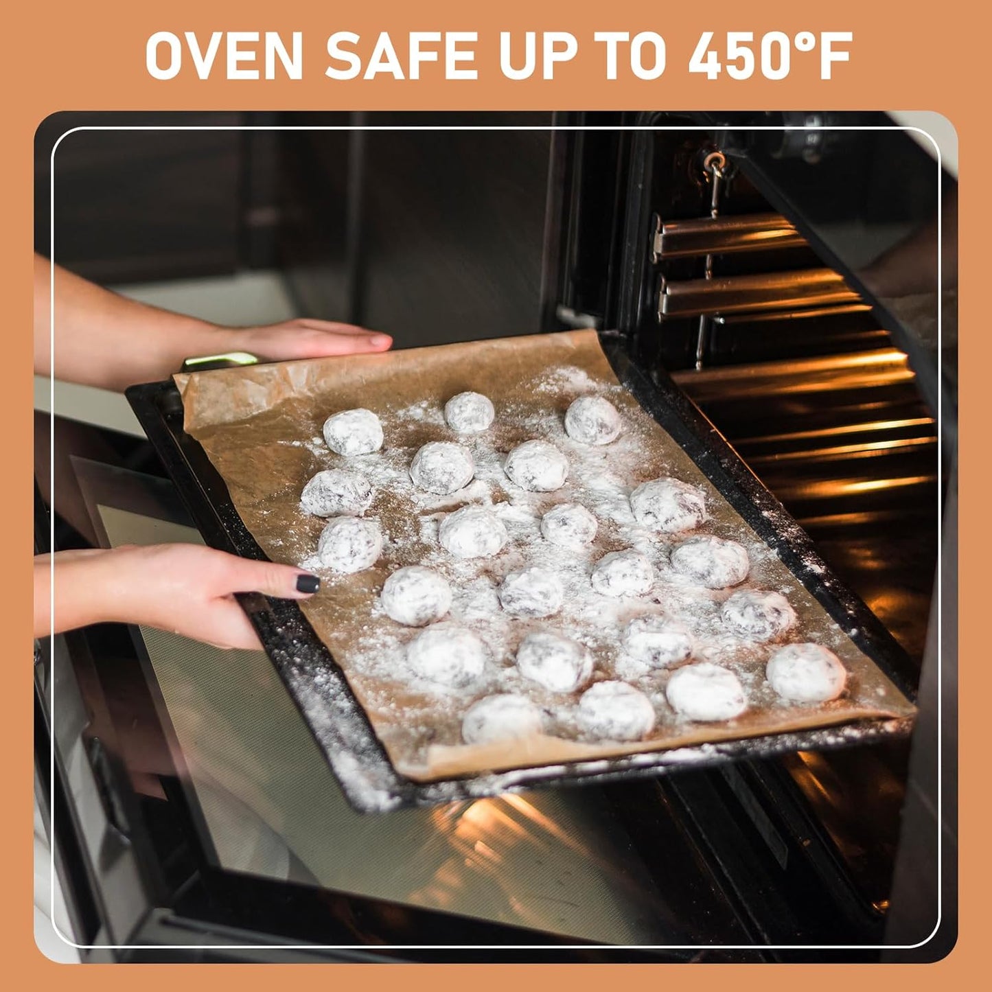 Large Parchment Paper Sheets by [Brand Name] - 200 Pcs Heavy-Duty Nonstick Baking Sheets | 13 x 18 Inch Brown Unbleached