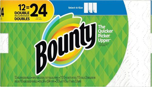 Bounty Select-A-Size Paper Towels - 2-Ply, 110 Sheets Per Roll | Super Absorbent & Durable