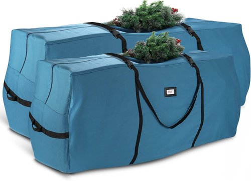 Hearth & Harbor Christmas Tree Storage Bag - Durable 600D Oxford with Reinforced Handles | Fits 7.5 & 9 FT Trees
