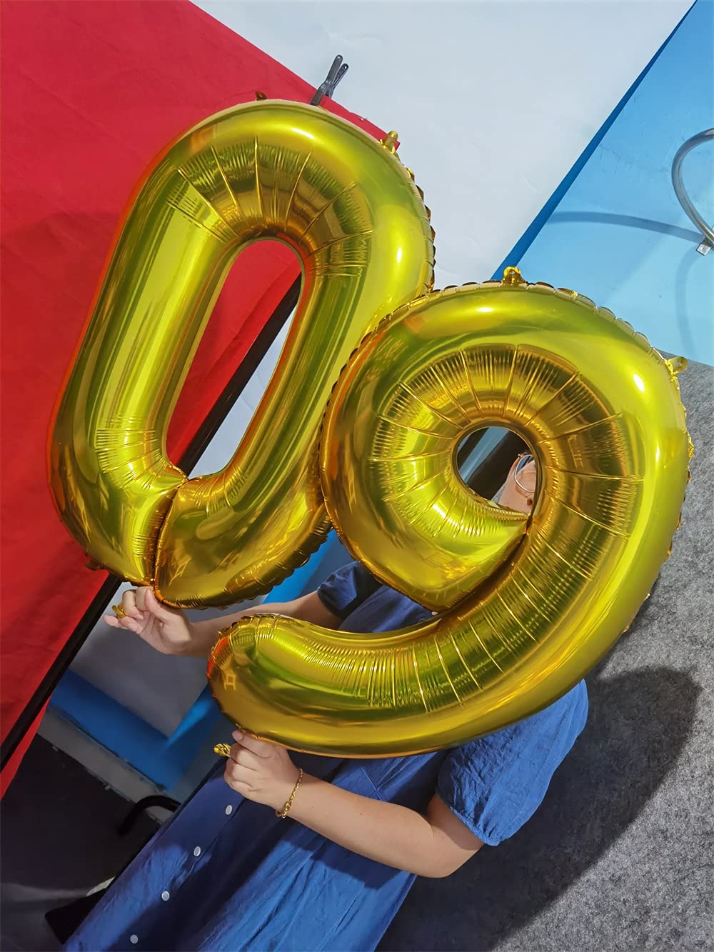 32 Inch Gold Number 0 Balloons Foil Ballon Digital Birthday Party Decoration Supplies (Gold Number 0 Balloon)