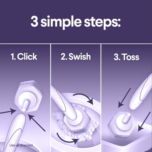Clorox Scentiva Toilet Wand Refills - Lavender & Jasmine Scent, 10 Count for Fresh Cleaning