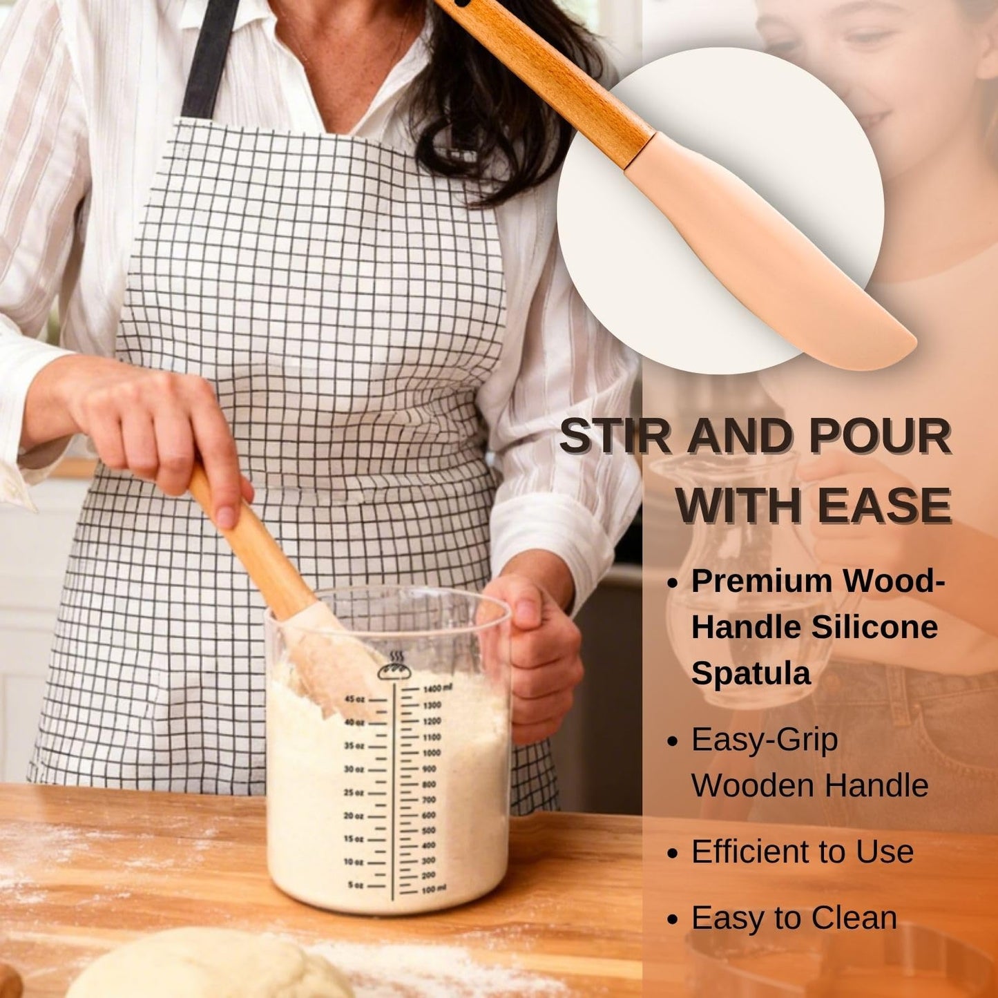 58oz Sourdough Starter Jar Kit – Large Glass Fermentation Jar with Feeding Tracker, Sourdough Starter Recipe Guide, and Essential Bread Baking Tools for Homemade Sourdough
