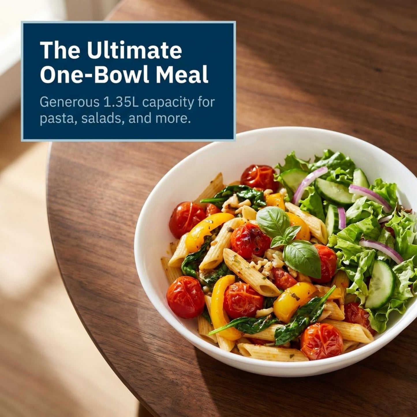 Corelle 4-Pc Meal Bowls Set Service for 4, Durable and Eco-Friendly 9-1/4-Inch Glass Bowls, Compact Stack Bowl Set, Microwave and Dishwasher Safe, White, 46 Ounces