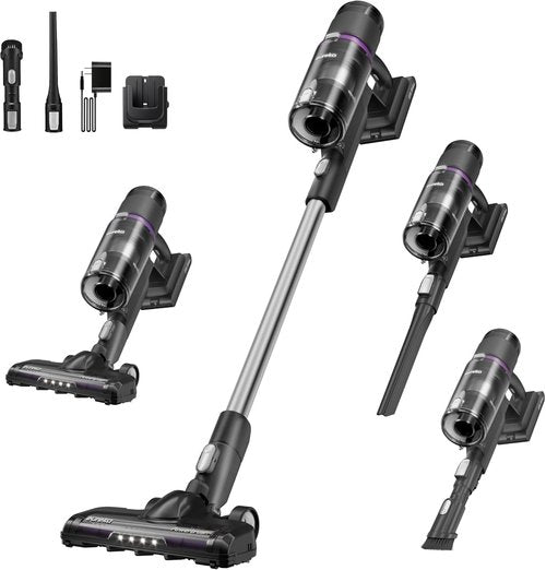 Eureka Cordless Vacuum - 50 Min Runtime, Lightweight 5.5 lbs, Perfect for Pet Hair & Allergies on Hardwood & Carpet