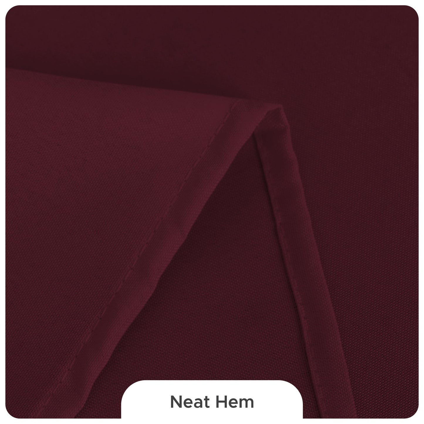 Fitable 8 Pack Table Cloth Rectangle Table: Stain and Wrinkle Resistant Tablecloth Rectangular, Washable Polyester Tablecloths for Wedding Party Dining Banquet Event Catering(Burgundy, 70x108 Inch)