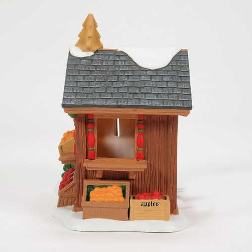 Department 56 Dickens Village - Lit Fruit Stand Building | 4.8 Inch, Multicolor Decor