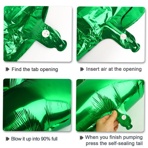 40 Inch Green Balloon Number 6 Balloon,Jumbo Mylar Foil Helium Balloon for 6 Birthday Digital Balloons for Birthday Party,Wedding Anniversary Party Decorations