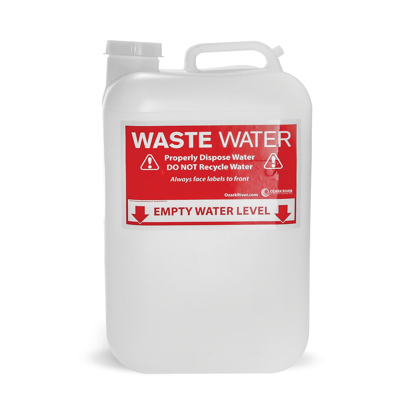 Ozark River Portable Sinks 5 Gallon Fresh Water & 6 Gallon Waste Water Tank Bundle, Ozark River Portable Sink Replacement Tanks, Water Containers for Portable Sink, Portable Sink Recovery Tanks