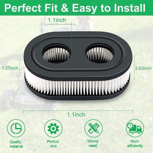2Pack Air Filter - Replacement Cartridge for Lawn Mower Engines | Fits 4247, 5432, 575EX, 725EXI
