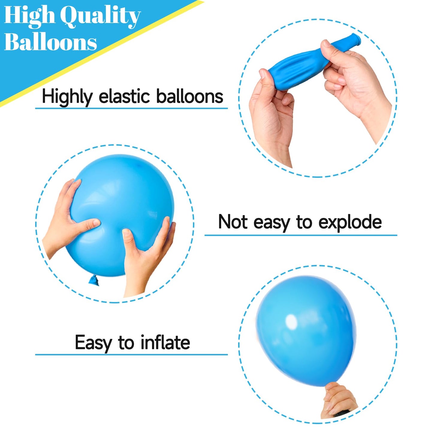 68Pcs Red Yellow Blue Toy Balloons 12 Inch Light Blue Cloud Cow Print Balloons for Baby's Birthday Story and Football Party Themed Decorations.