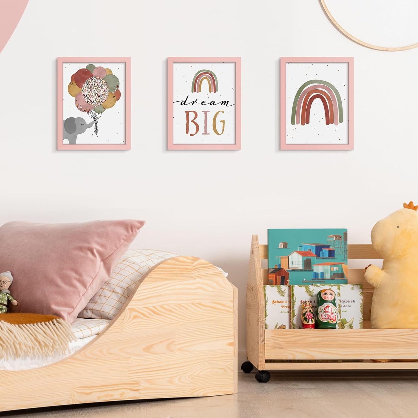 Upsimples 8x10 Picture Frame - Versatile Display for 5x7 or 8x10 Photos | Pink, 1 Pack