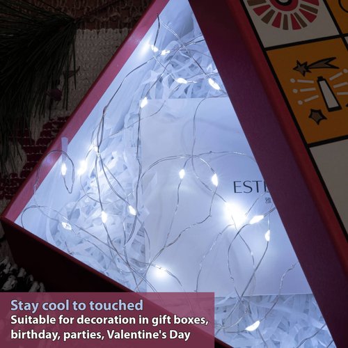 HXWEIYE 12 Pack Fairy Lights Battery Operated, 7ft 20LED Mini Twinkle String Light for Mason Jar DIY Wedding Table Centerpieces Party Bedroom Christmas (White)