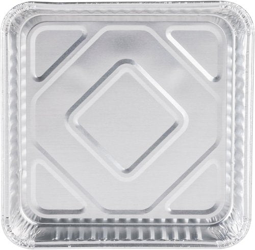 Extra-Thick Disposable Aluminum Baking Pans by [Brand Name] - Pack of 30 | 9” x 9” Recyclable Tins for Superior Heat Conductivity