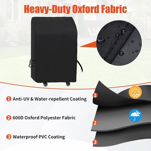 iCOVER Small Grill Cover - 30-Inch Heavy Duty Waterproof Cover for Two Burner BBQ Grills | Fits Weber, Char-Broil, Nexgrill