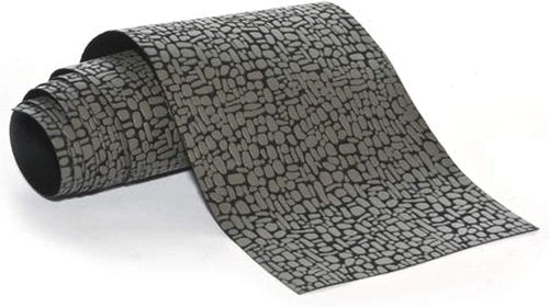 Department 56 Cobblestone Street Landscape Roll - 0.2"D x 4.75"W x 48"H, Gray