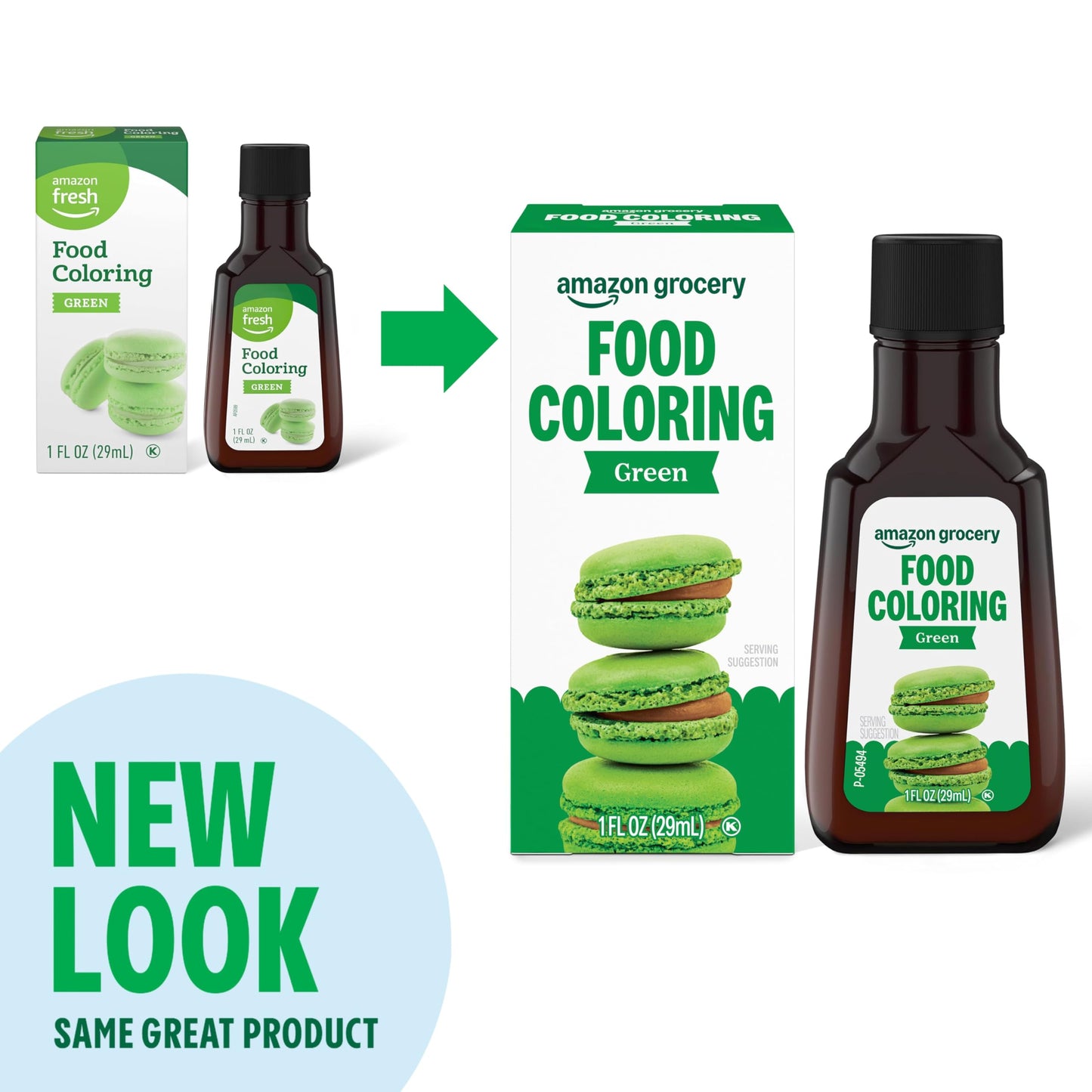 Amazon Grocery, Green Food Coloring, 1 Oz