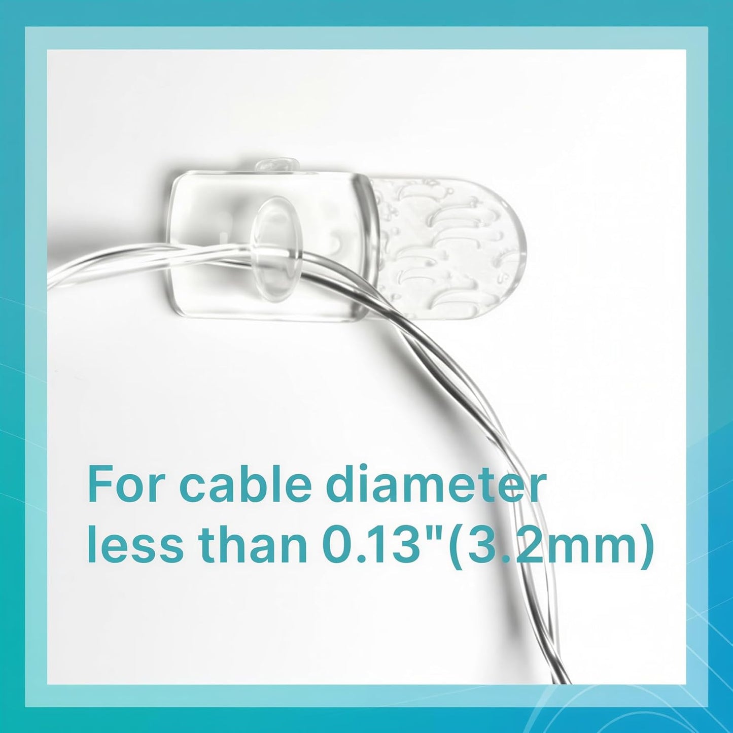 MOVELYST Mini Clear Light Clips - 100 Damage-Free Indoor Wall Hooks with 120 Adhesive Strips for Easy Hanging