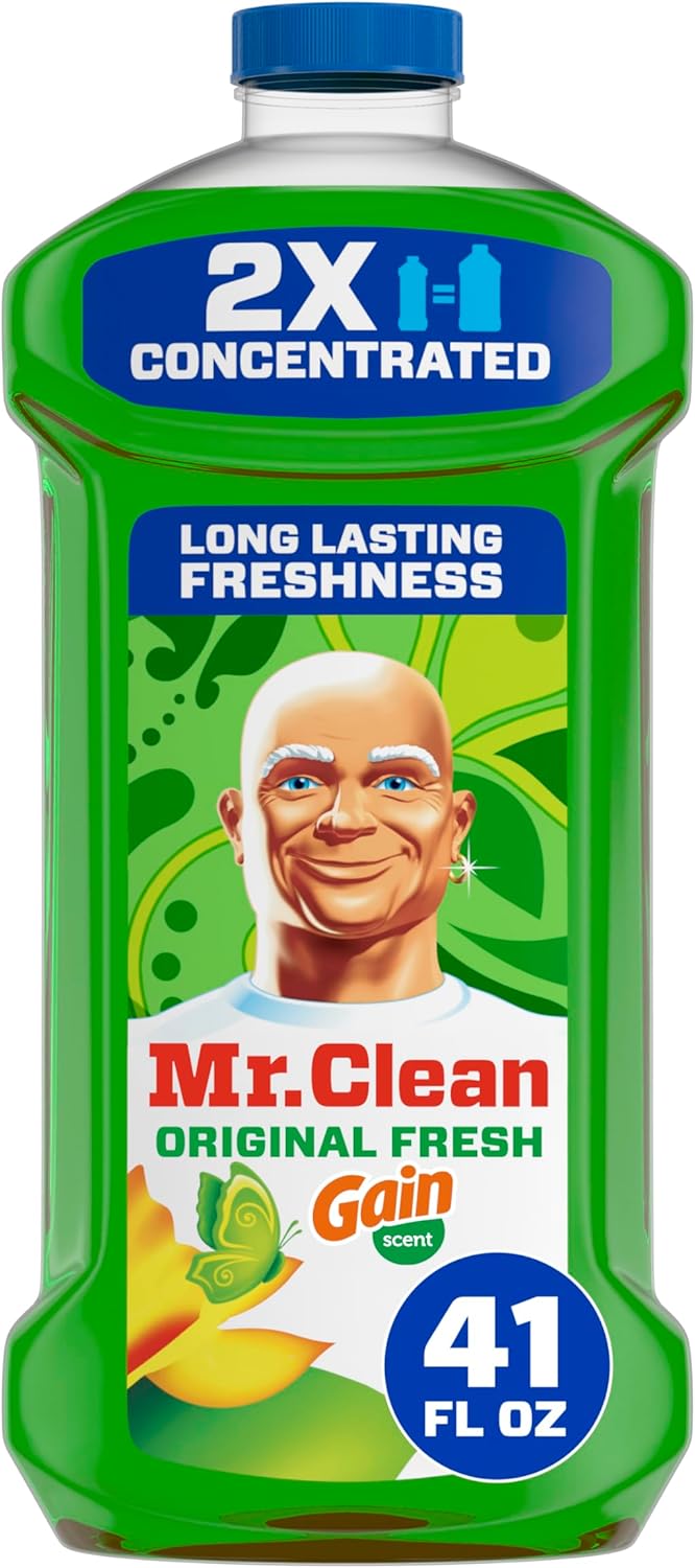 Mr. Clean All Purpose Cleaner - Multi-Surface Cleaning Liquid for Home & Kitchen | 41oz