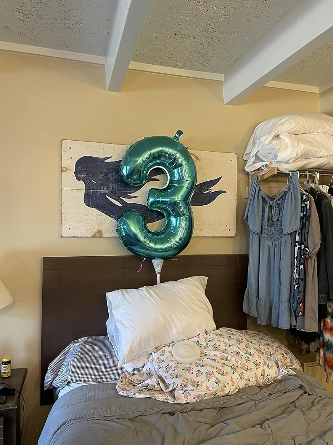 Blue-Green Number 9 Balloon by [Brand Name] - 40 Inch Decorative Balloon for Birthdays, Weddings & Graduations