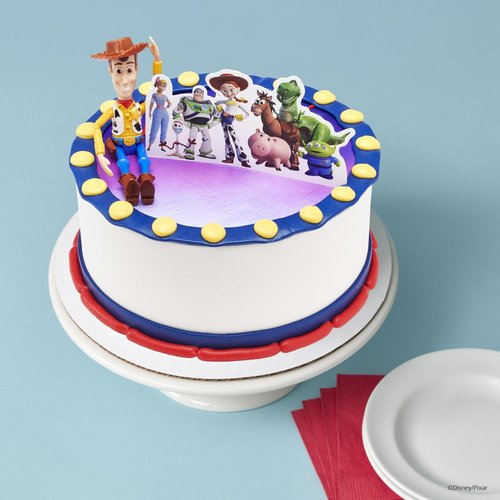 DecoSet® Toy Story 4 Cake Topper - 2-Piece Decoration Set for Fun and Playful Cakes