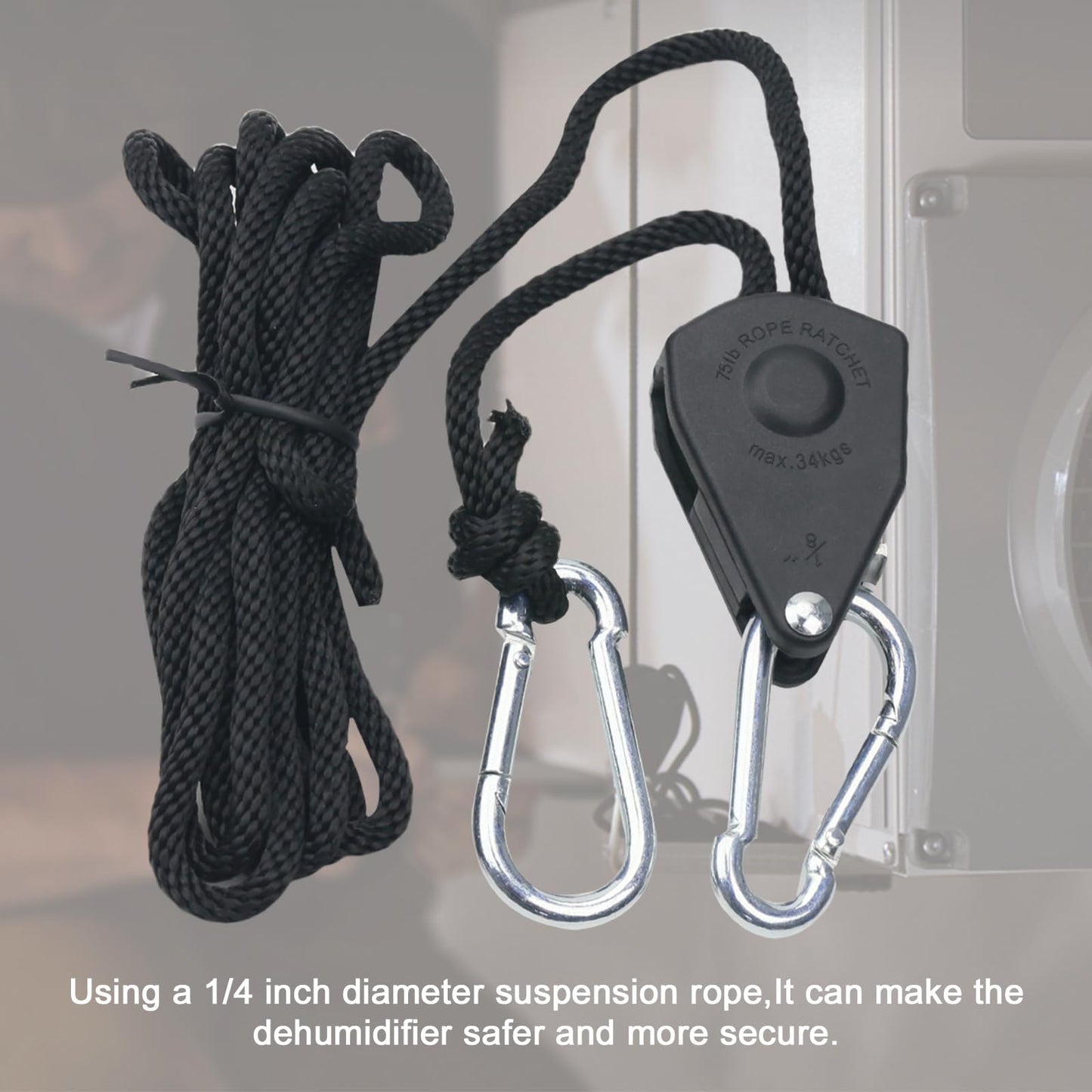 folosem 5822 Dehumidifier Hanging Kits for AprilAire Dehumidifier, for Crawl Space, Basement, Whole-House Dehumidifier