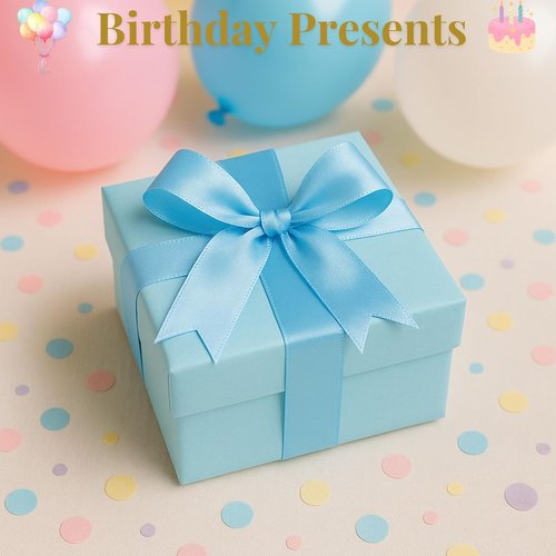 Blue Gift Wrap Bows - 50pcs Elegant Reusable Bows for Gift Wrapping & Party Decor | Light Blue