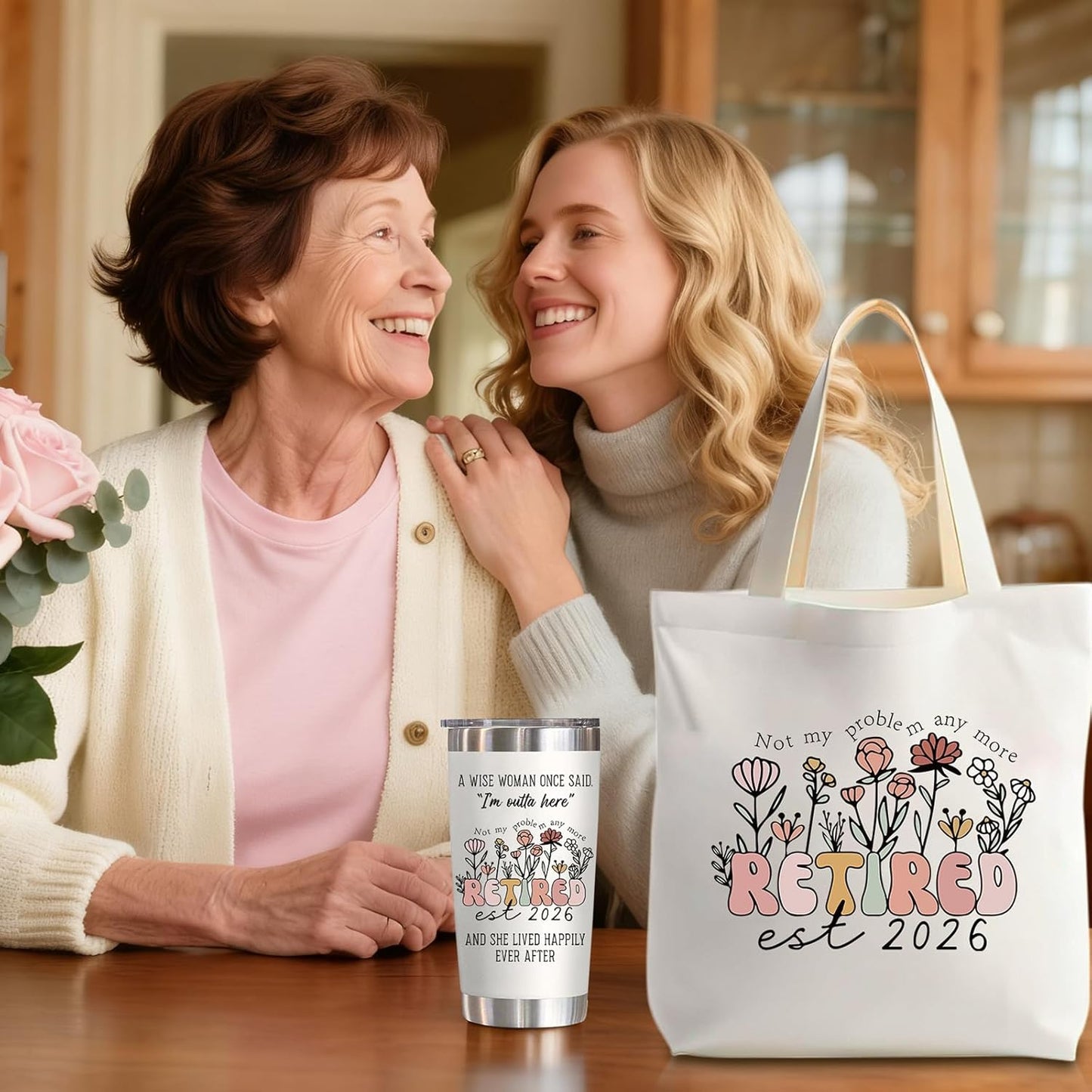 Physkoa Retirement Gifts for Women - Funny Gift for Boss, Coworker, Teacher, Nurse, Mom, Aunt