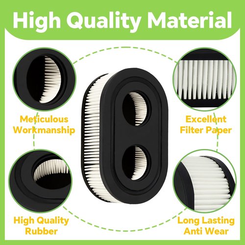 Craftsman Air Filter Replacement - 2PCS Lawn Mower Air Cleaner Cartridge for Toro 500 Series