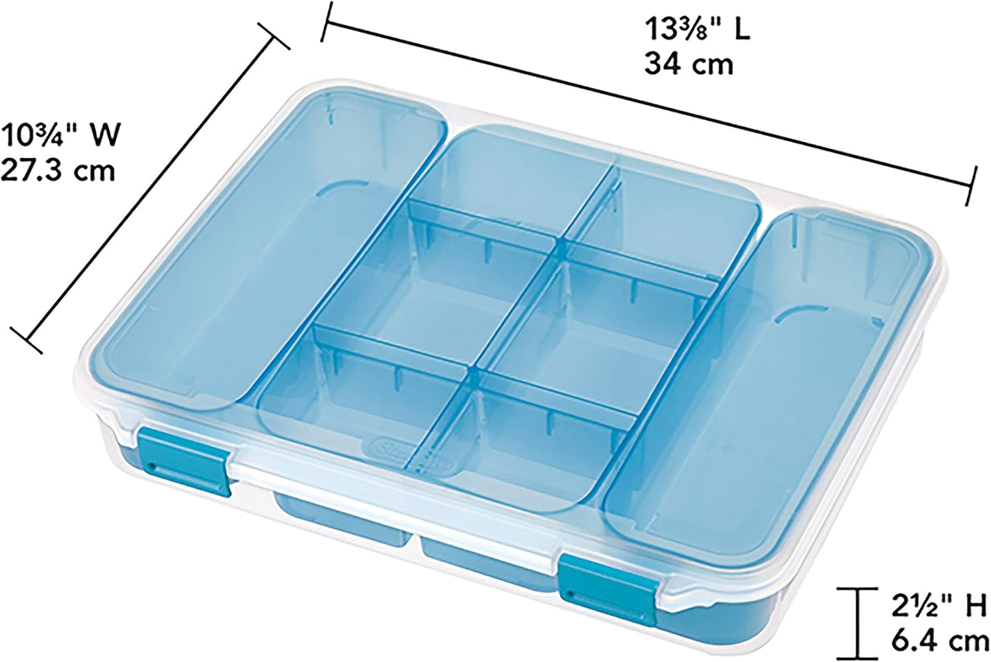 Sterilite Divided Case - Versatile Storage Solution in Multicolor | Organize Your Essentials