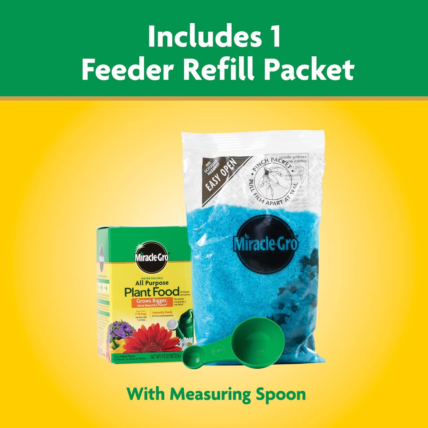 Miracle-Gro All-Purpose Plant Food - Water Soluble Fertilizer for Indoor/Outdoor Plants, 8 oz.