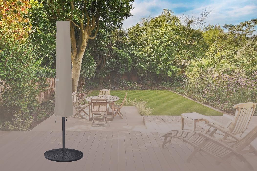 Regine Switzerland Waterproof Patio Umbrella Cover - Durable Zippered Design for 6ft to 9ft Umbrellas