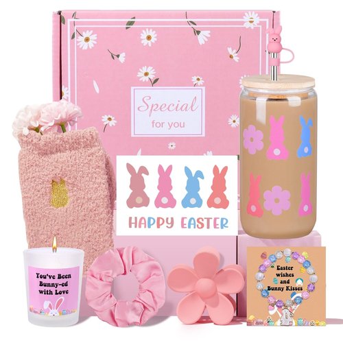 Easter Gifts for Teens Girls, Women, Easter Basket Stuffers for Teen Girls, Easter's Basket Idea for Teens, Bunny Gift for Girl,Easter's Baskets Essentials for Adults