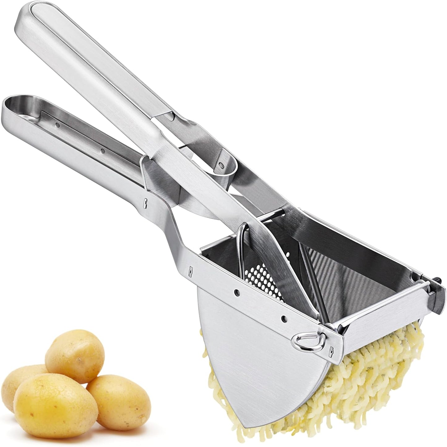 MyLifeUNIT Potato Ricer - Stainless Steel Masher with Extra Large Capacity & Ergonomic Grip
