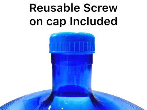EcoForm 5 Gallon Reusable Water Bottle (Including 2 Screw On Caps) BPA Free Made In USA