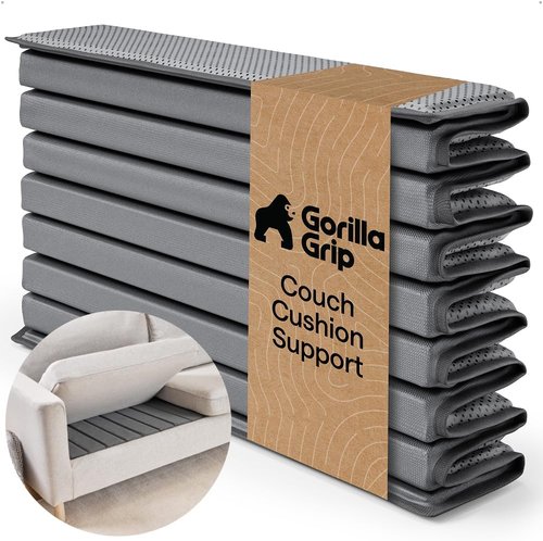 GORILLA GRIP Heavy Duty Couch Cushion Support Board - Fix Sagging Sofas, 21.5 x 54 Inches, Durable Grey Plywood